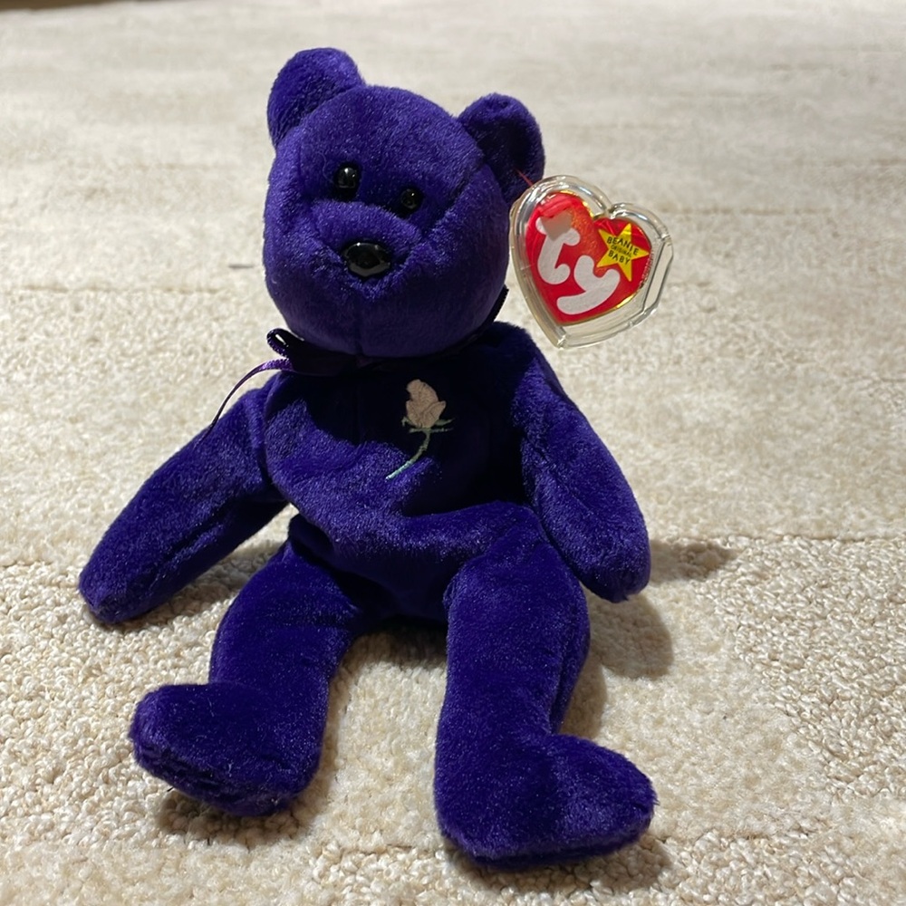Rare condition princess Diana beanie baby